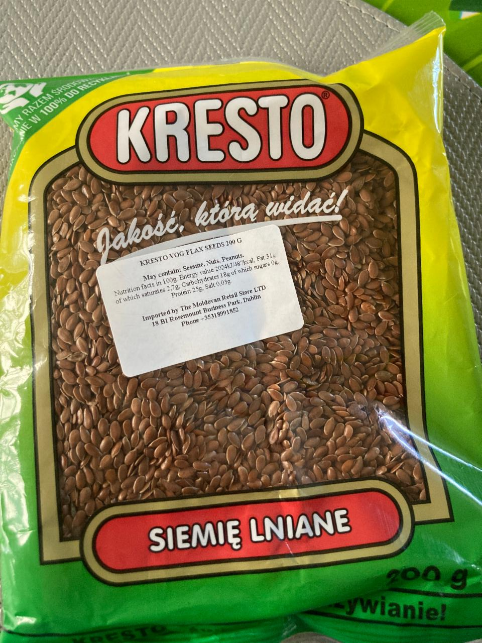 Zdjęcia - Siemię lniane Kresto