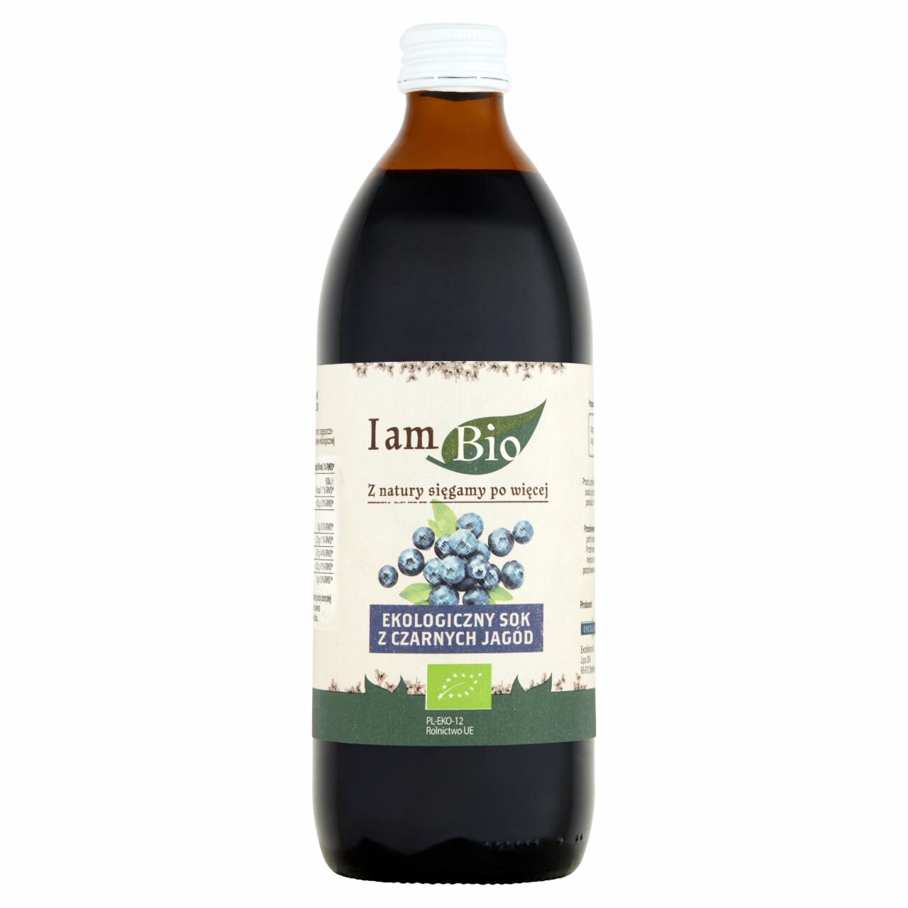 Zdjęcia - Bio Ekologiczny sok z czarnych jagód 500 ml