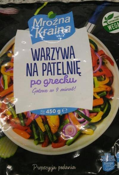 Zdjęcia - Warzywa na patelnię po grecku Mroźna Kraina