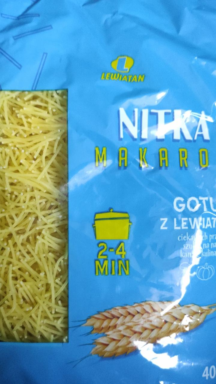 Zdjęcia - NITKA makaron Lewiatan