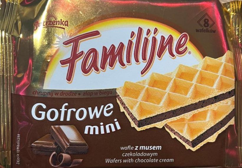 Zdjęcia - Familijne Gofrowe mini wafle z musem czekoladowym Jutrzenka