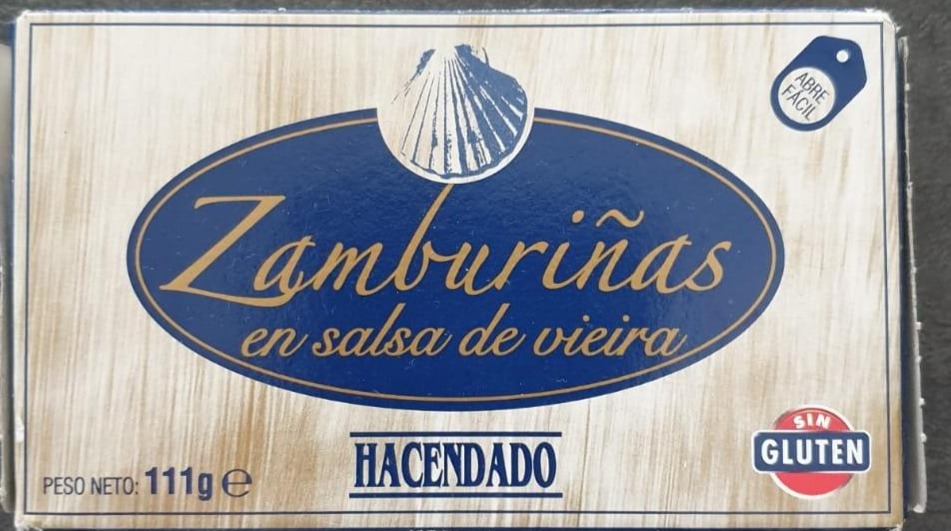 Zdjęcia - Zamburinas en salsa de vieira Hacendado