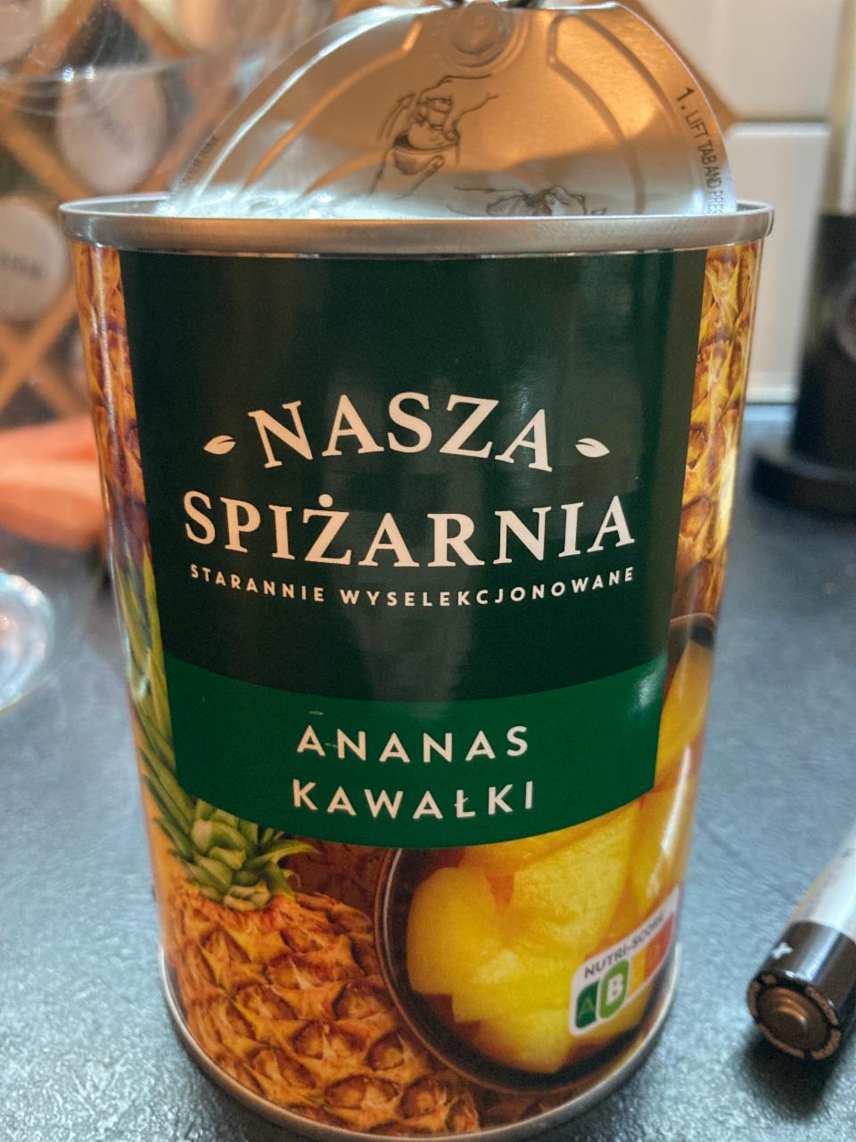 Zdjęcia - Ananas w lekkim syropie w kawałkach Nasza Spiżarnia