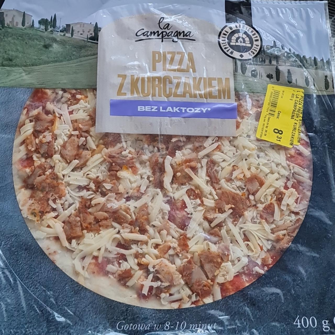 Zdjęcia - Pizza z kurczakiem bez laktozy La campagna