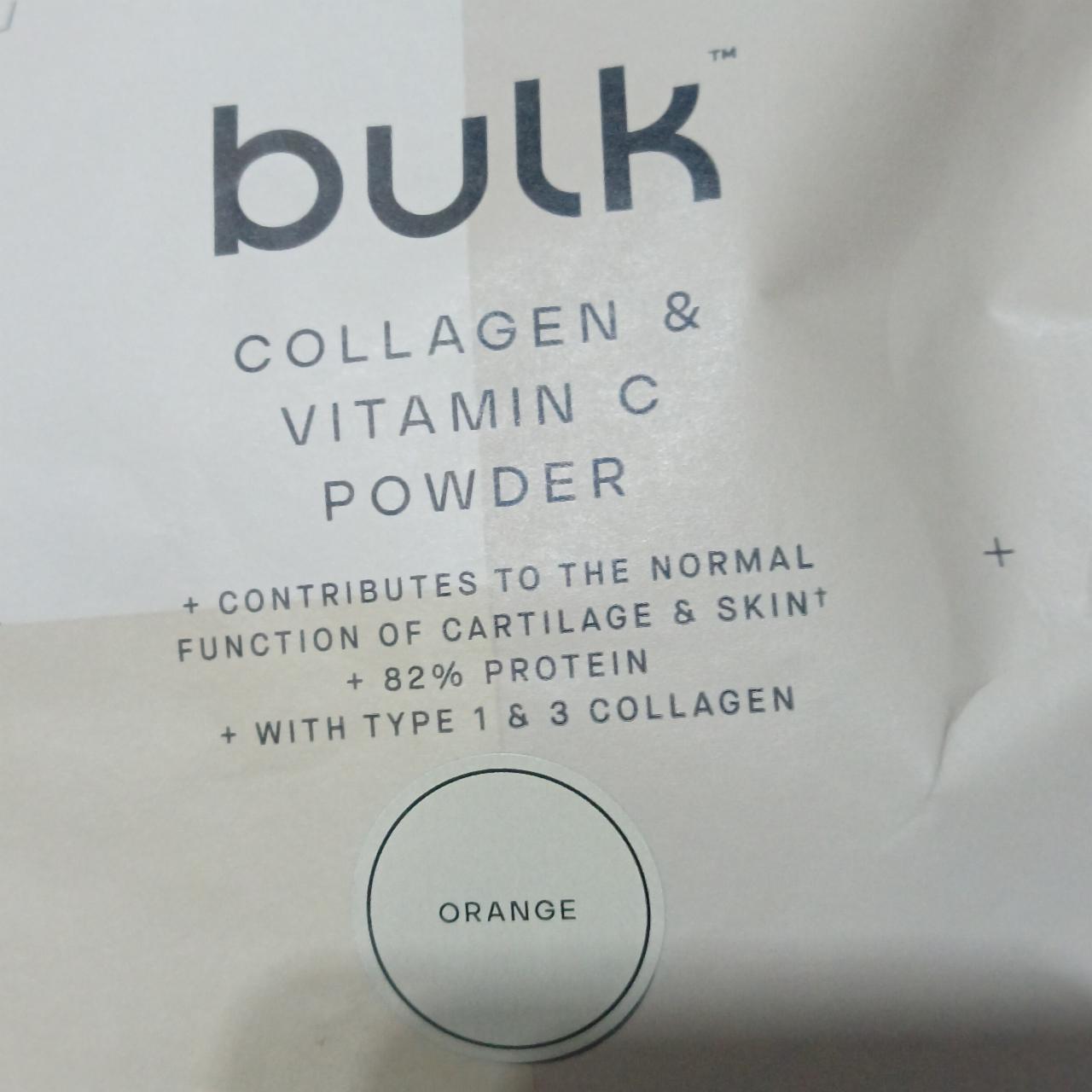 Zdjęcia - Collagen i vitamin c powder Orange