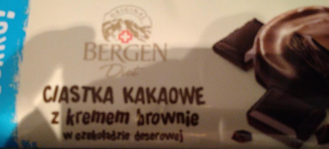 Zdjęcia - Ciastka kakaowe z kremem brownie Bergen Diet