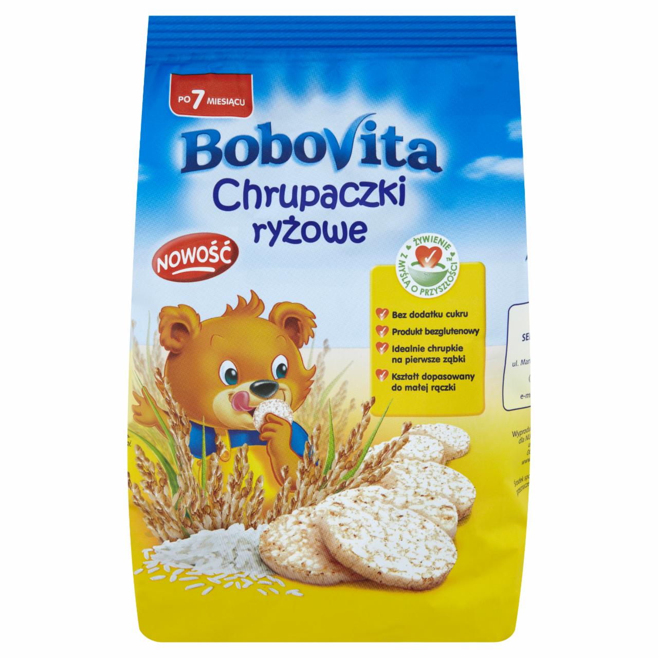 Zdjęcia - BoboVita Chrupaczki ryżowe po 7 miesiącu 40 g