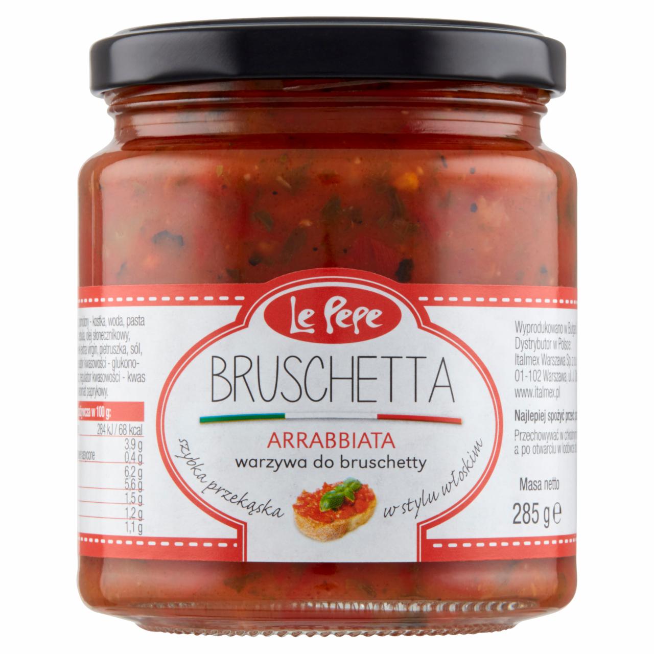 Zdjęcia - Le Pepe Arrabbiata Warzywa do bruschetty 285 g