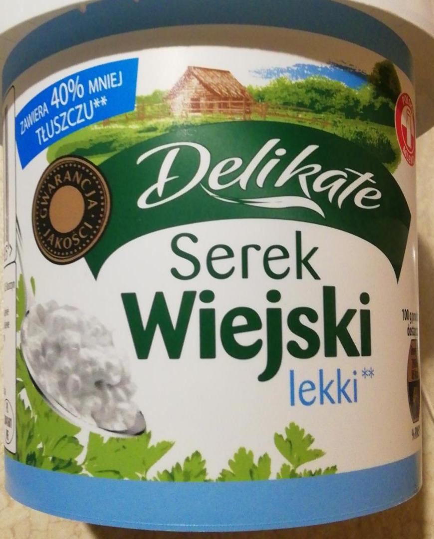 Zdjęcia - Serek wiejski lekki Delikate 500g