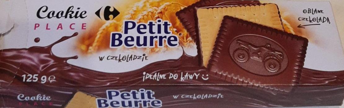 Zdjęcia - Carrefour Petit Beurre w czekoladzie