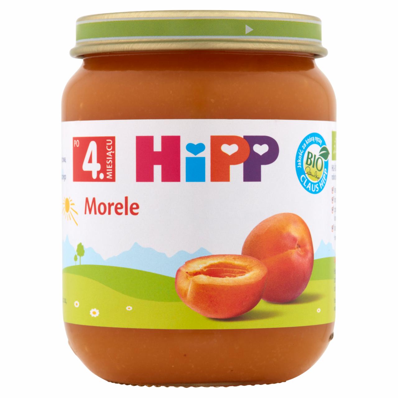 Zdjęcia - HiPP BIO Morele po 4. miesiącu 125 g