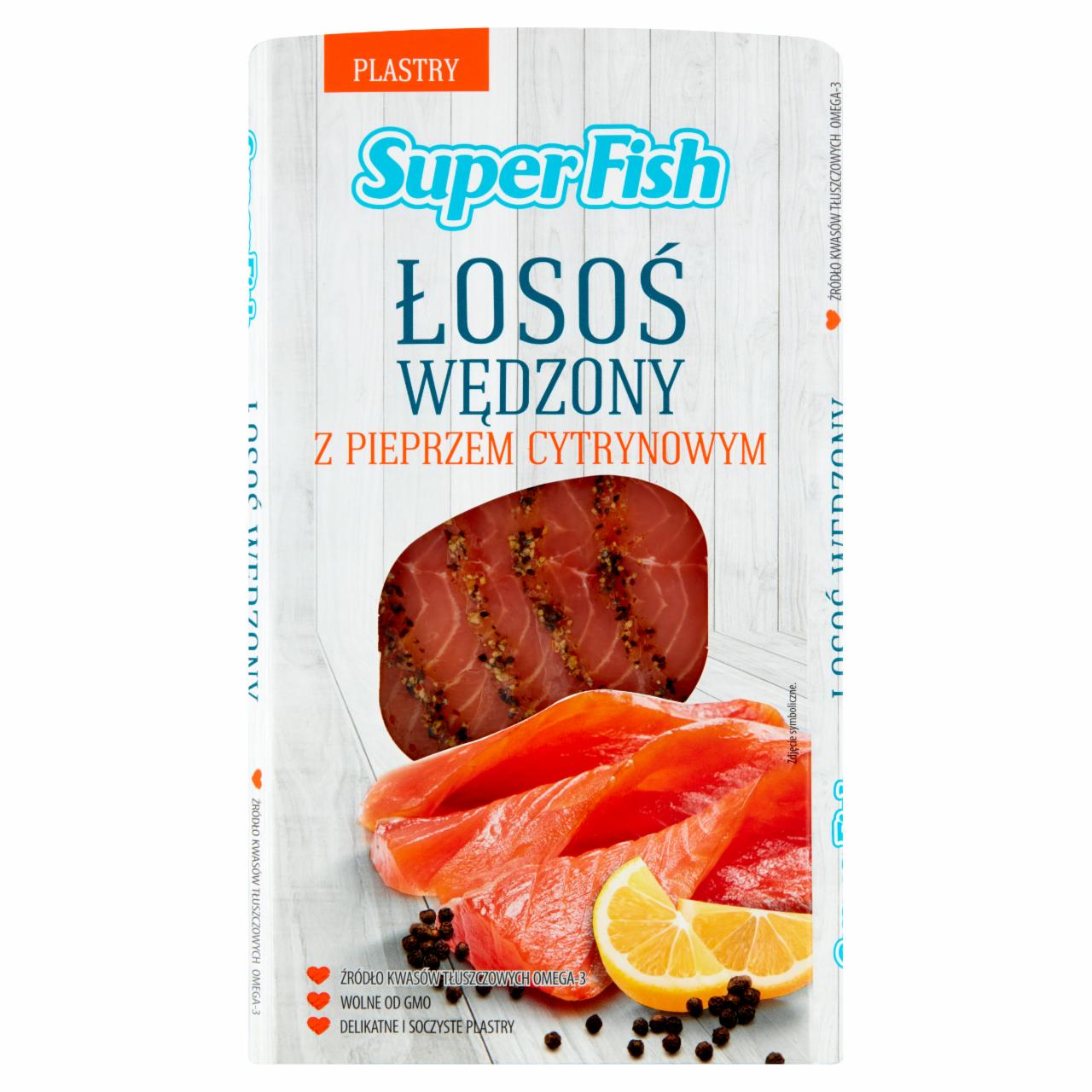 Zdjęcia - SuperFish Łosoś wędzony z pieprzem cytrynowym 75 g