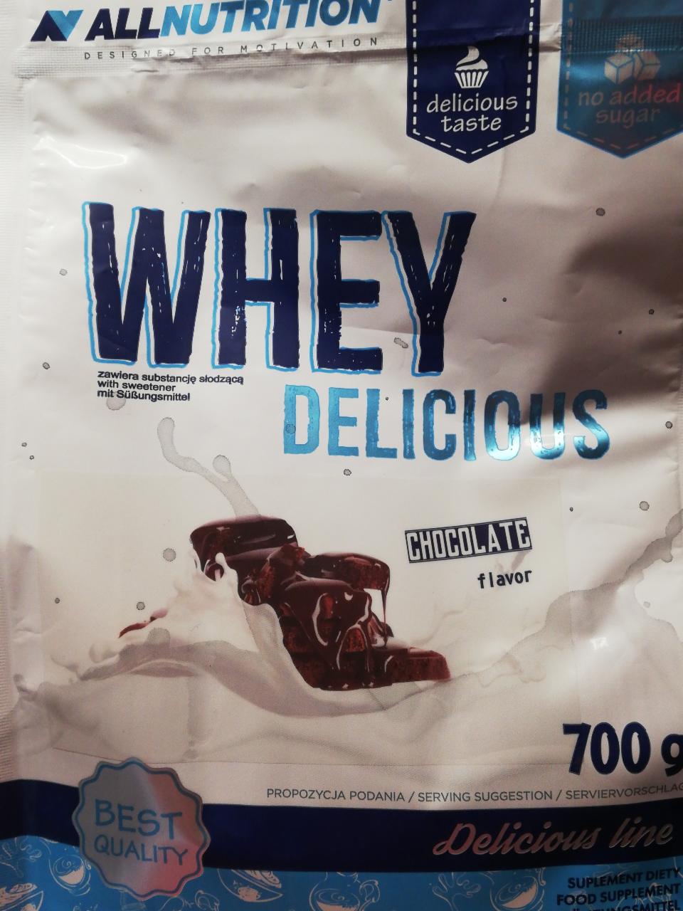 Zdjęcia - allnutrition whey delicious chocolate