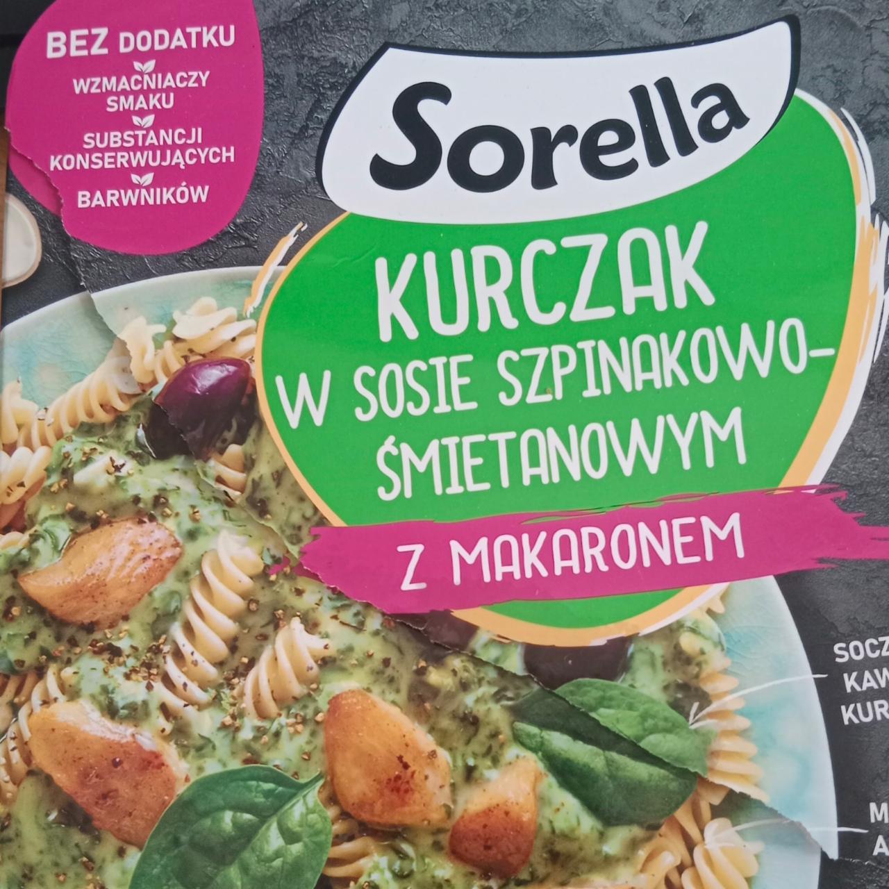 Zdjęcia - Kurczak w sosie szpinakowo-śmietanowym z makaronem Sorella