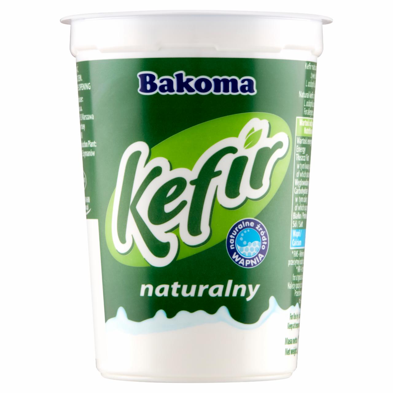 Zdjęcia - Bakoma Kefir naturalny 210 g