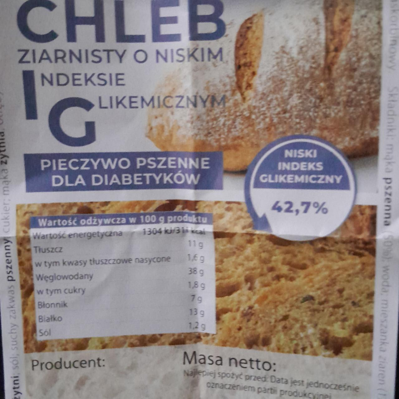 Zdjęcia - Chleb ziarnisty o niskiem indeksie glikemicznym Piekarnia Olszyna