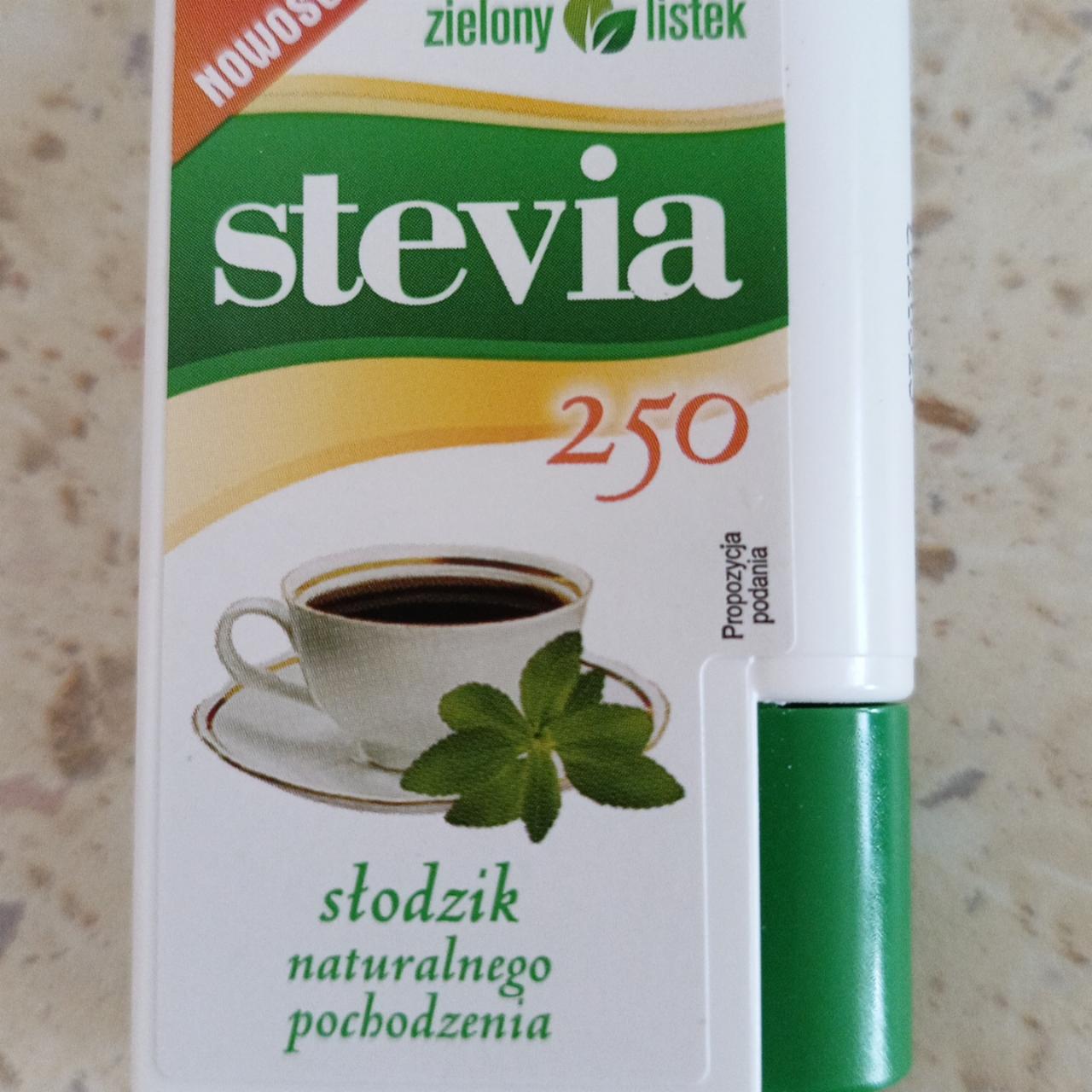 Zdjęcia - Zielony listek Stevia Słodzik naturalnego pochodzenia 13,8 g (250 tabletek)