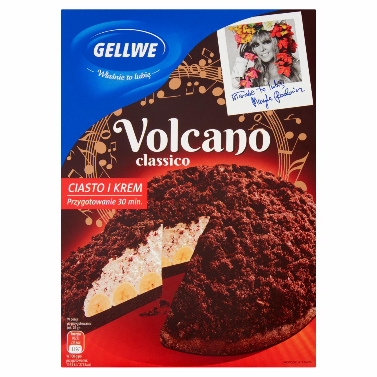 Zdjęcia - Gellwe Volcano classico Mieszanka do wypieku ciasta i przygotowania kremu 400 g