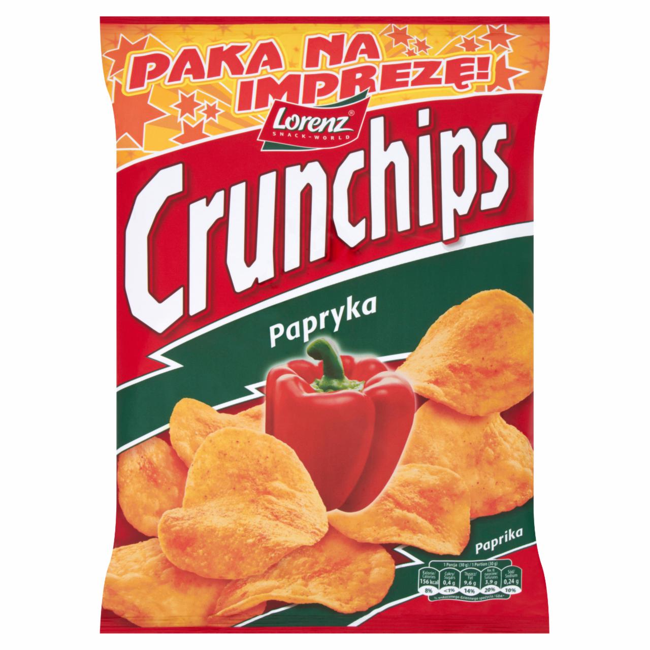 Zdjęcia - Crunchips Papryka Chipsy ziemniaczane 250 g