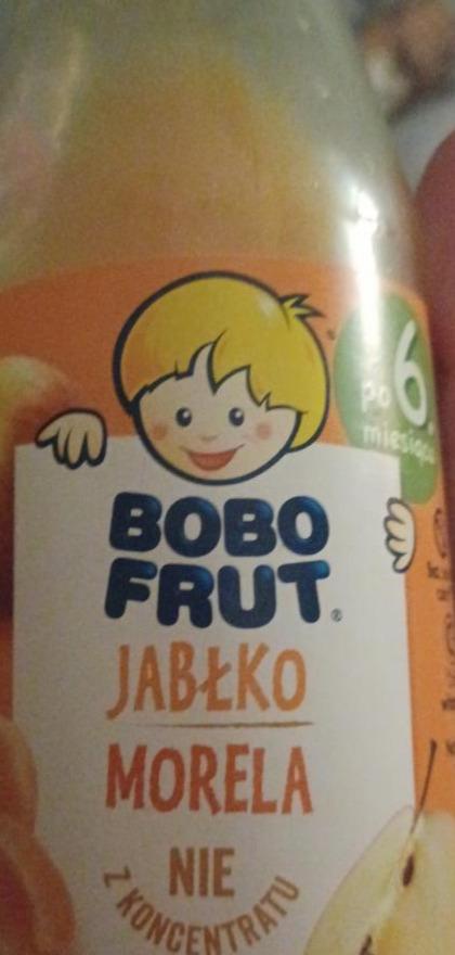 Zdjęcia - Bobo Frut Nektar owocowy jabłko morela po 6 miesiącu 300 ml