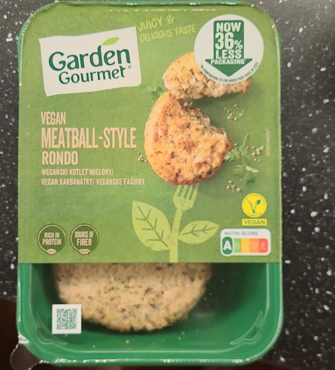 Zdjęcia - Vegan meatball-style rondo Garden Gourmet