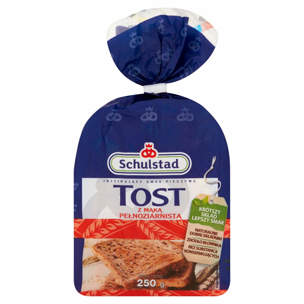 Zdjęcia - Schulstad Tost z mąką pełnoziarnistą Chleb tostowy 250 g