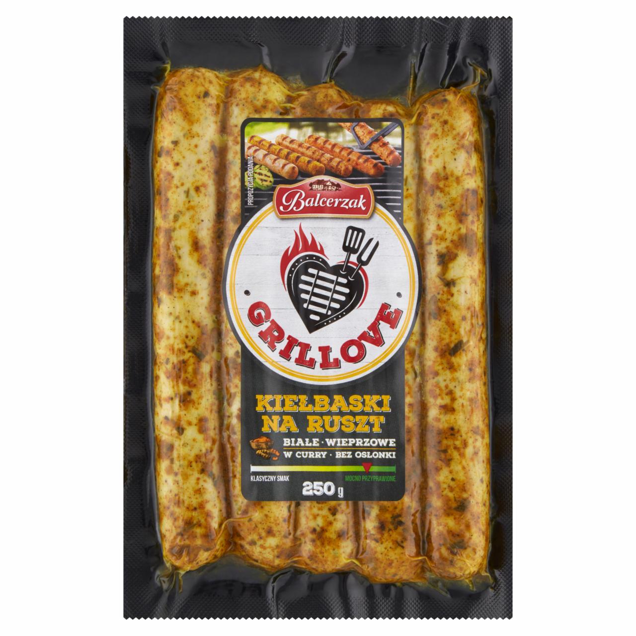 Zdjęcia - Balcerzak Grillove Kiełbaski na ruszt białe wieprzowe w curry 250 g