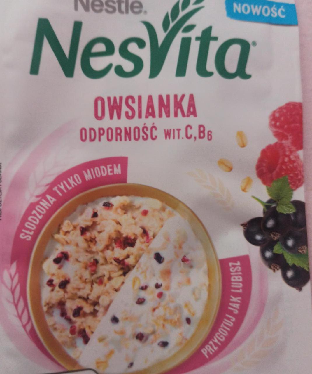 Zdjęcia - Owsianka malinowa słodzona miodem NesVita Nestlé