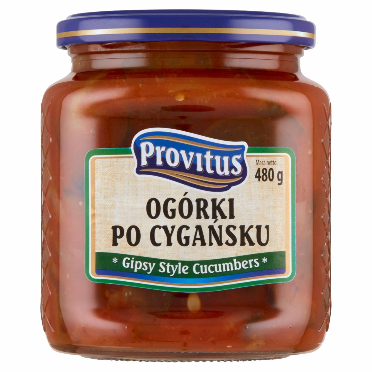 Zdjęcia - Provitus Ogórki po cygańsku 480 g