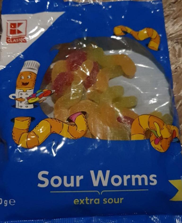 Zdjęcia - Żelki Sour Worms Extra Sour K-classic