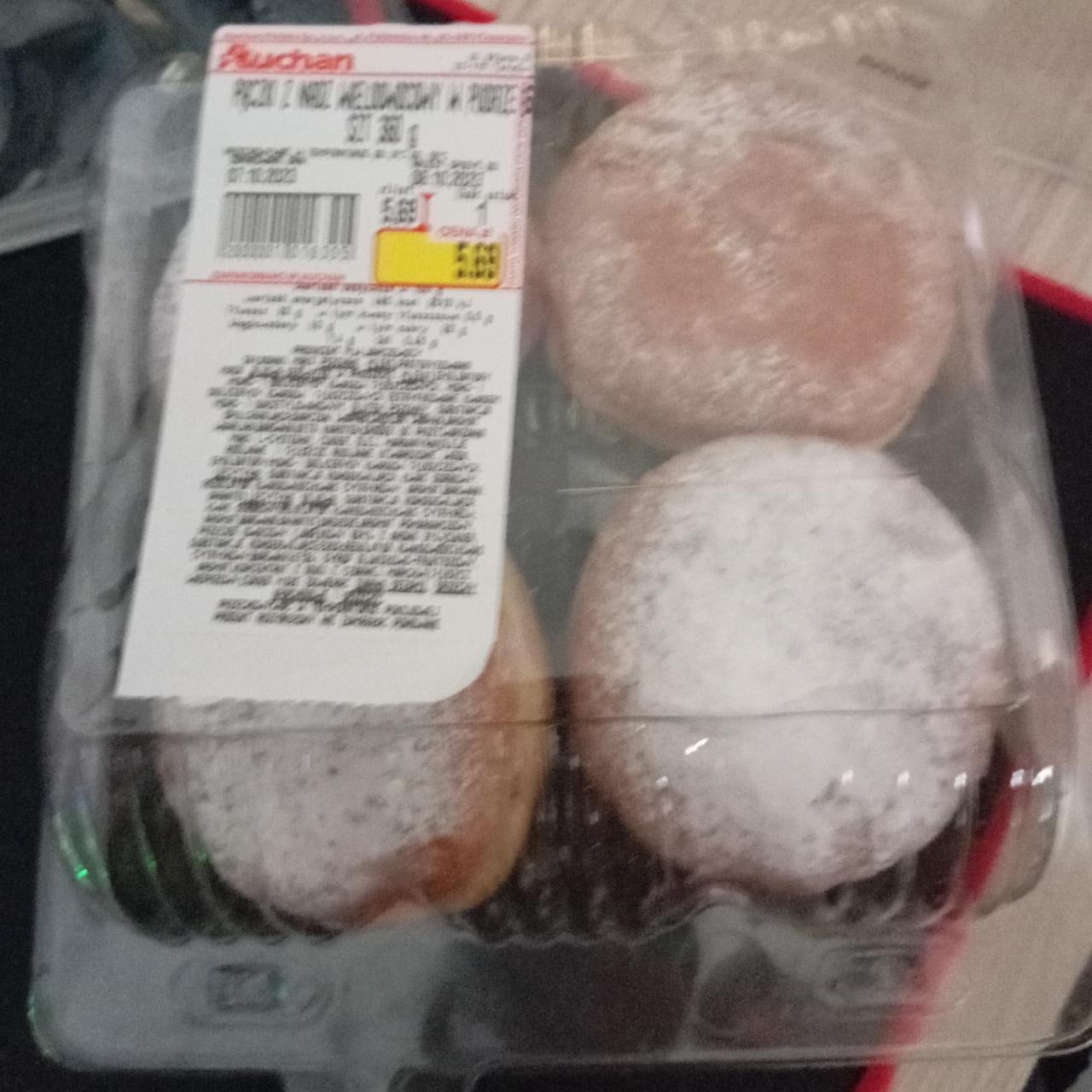 Zdjęcia - Paczki z nadzieniem wielowocowym Auchan