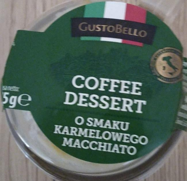 Zdjęcia - Coffee Dessert o Smaku Karmelowego Macchiato GustoBello