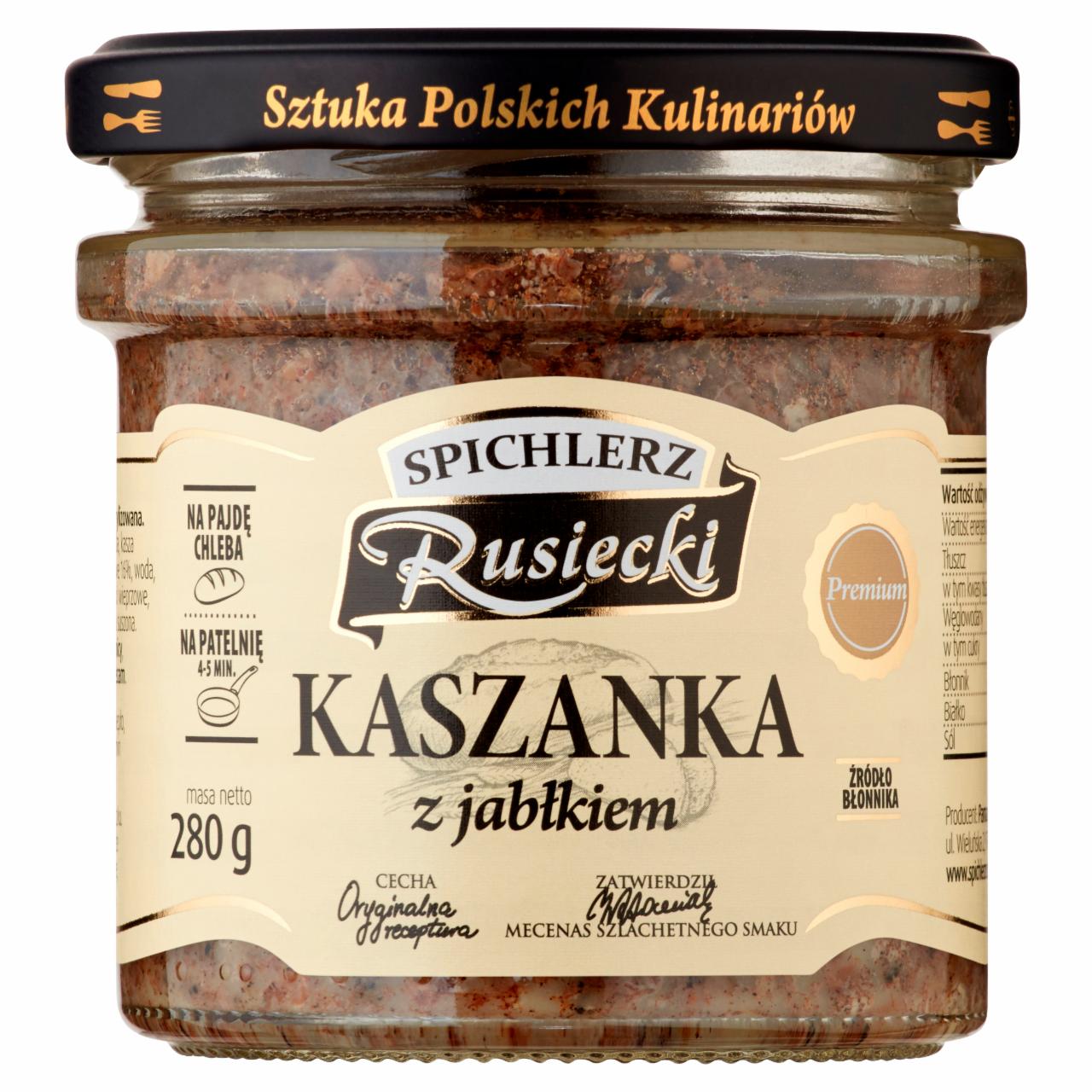 Zdjęcia - Spichlerz Rusiecki Kaszanka z jabłkiem 280 g