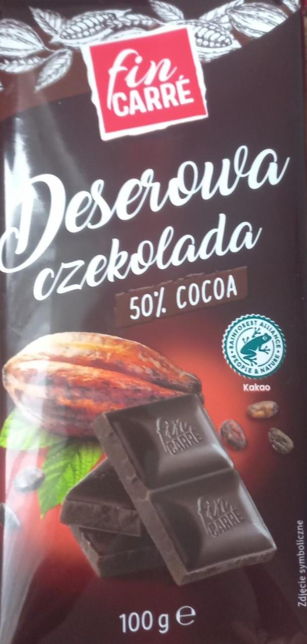 Zdjęcia - Czekolada Deserowa Fin Carré 50%