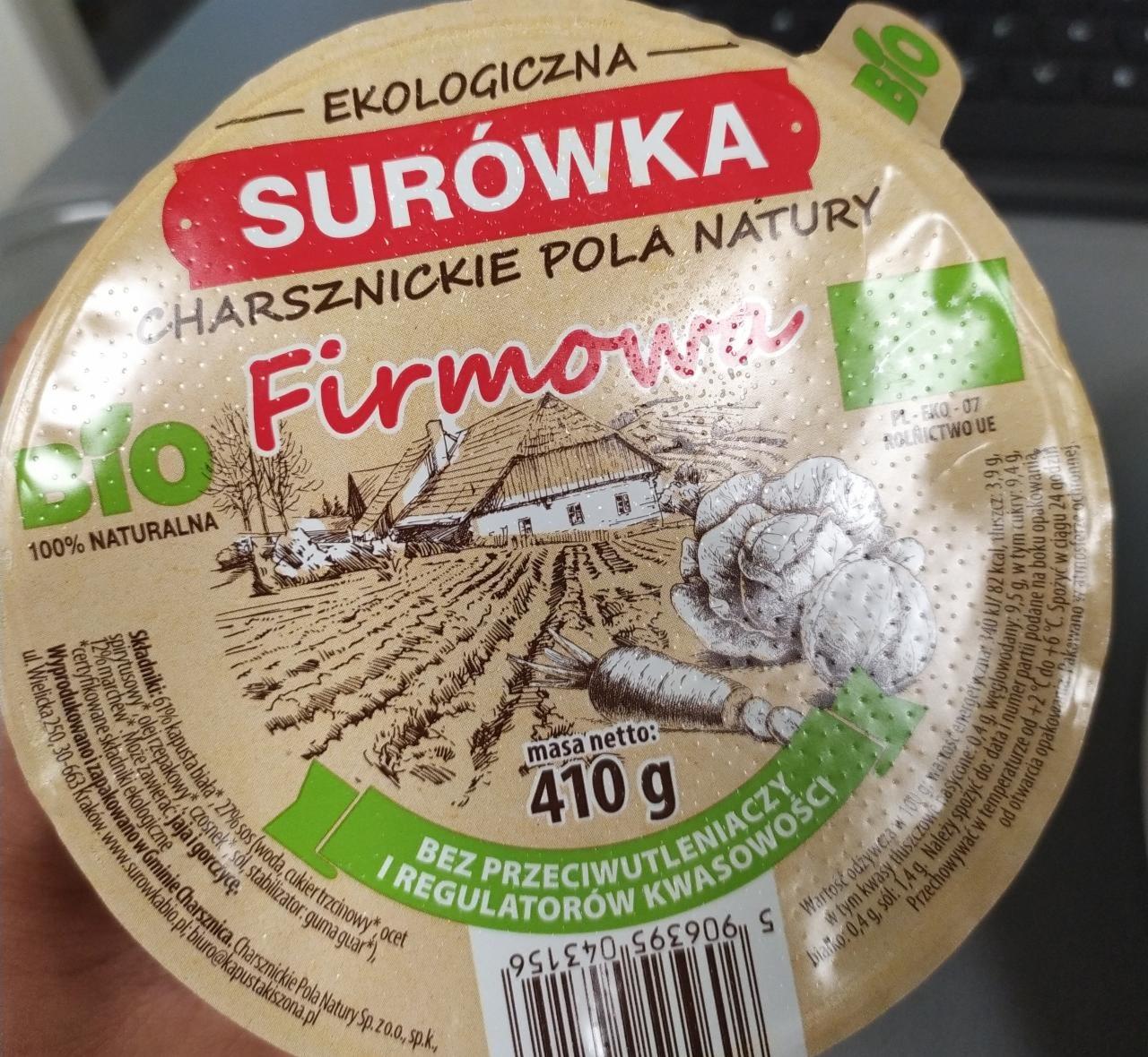 Zdjęcia - Surówka firmowa bio Charsznickie pola Natury