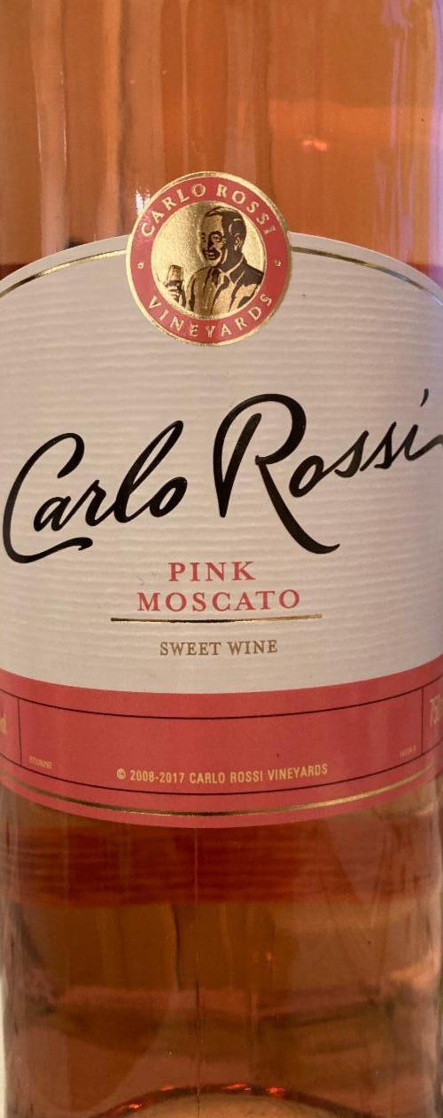 Zdjęcia - Wino Pink Moscato Carlo Rossi