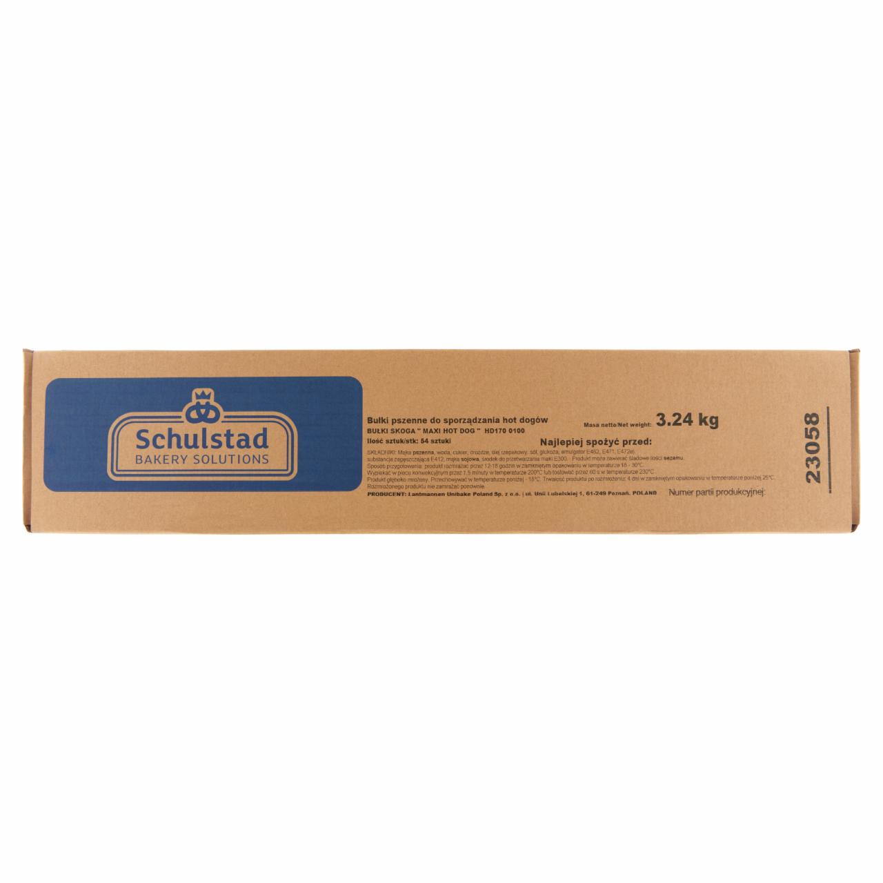 Zdjęcia - Schulstad Bakery Solutions Bułki pszenne do hot dogów 3,24 kg