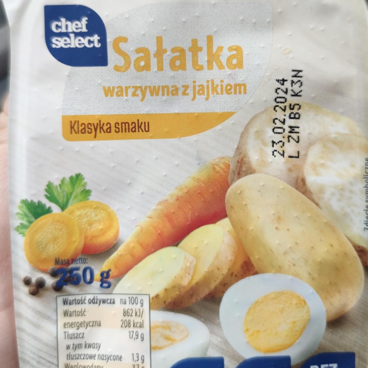 Zdjęcia - Sałatka warzywna z jajkiem klasyka smaku Chef Selectct