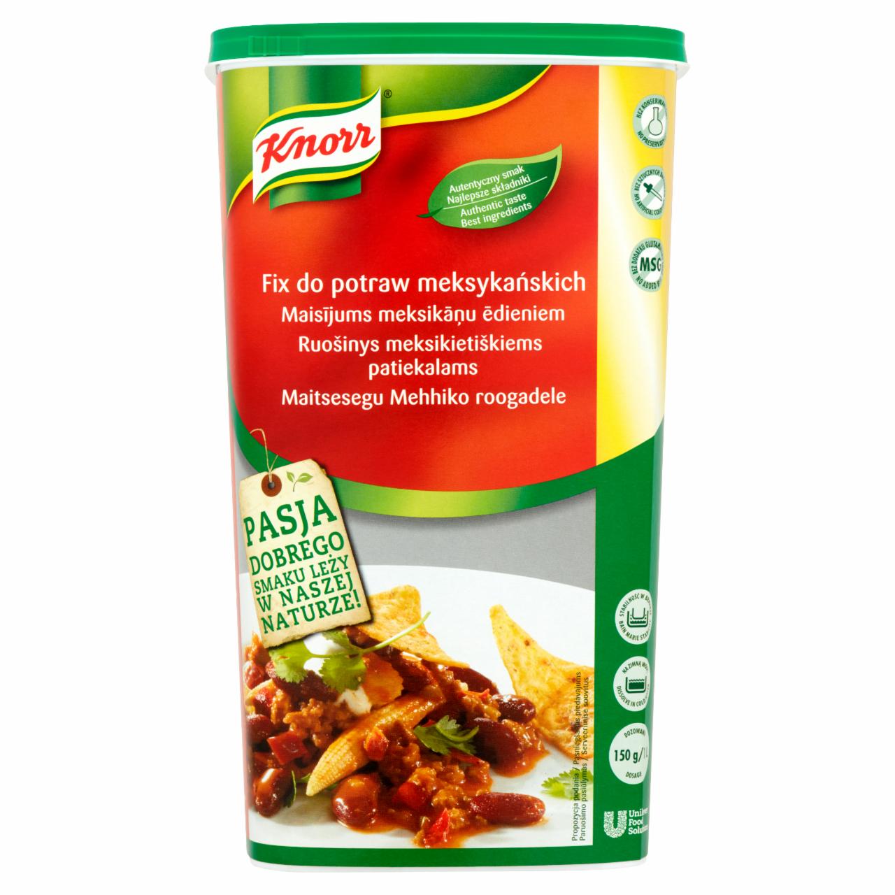 Zdjęcia - Knorr Fix do potraw meksykańskich 1,2 kg