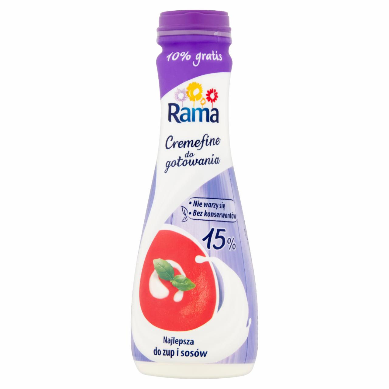 Zdjęcia - Rama Cremefine do gotowania Miks mleczny z olejami roślinnymi 15% 250 ml