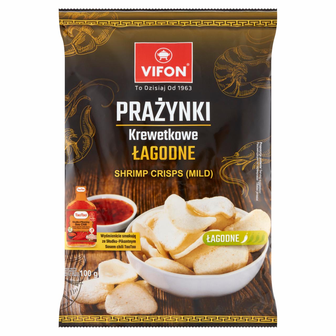 Zdjęcia - Prażynki krewetkowe łagodne Vifon