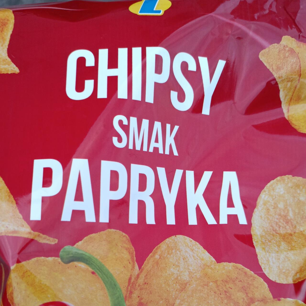 Zdjęcia - chipsy smak papryka lewiatan
