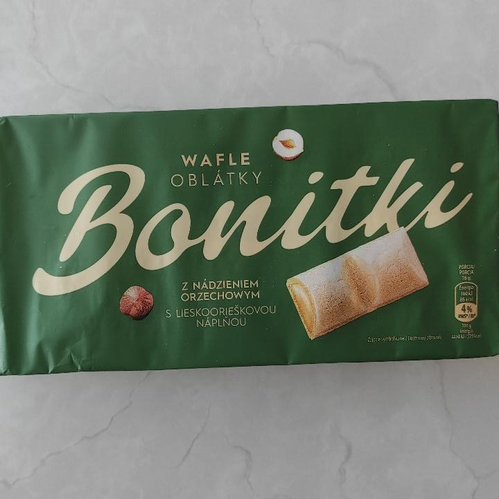Zdjęcia - Wafle z nadzieniem orzechowym Bonitki