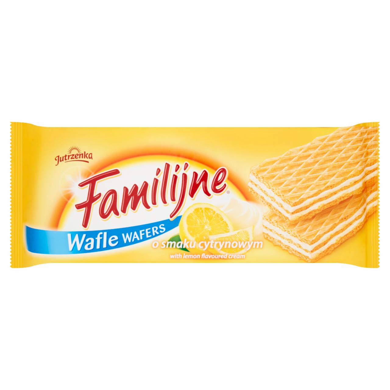 Zdjęcia - Familijne Wafle o smaku cytrynowym 180 g