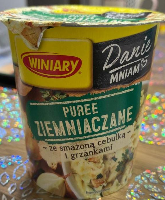 Zdjęcia - Puree z cebulką i grzankami Winiary