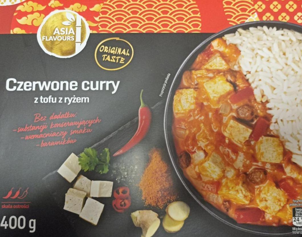 Zdjęcia - Czerwone curry i tofu z ryżem Asia Flavours