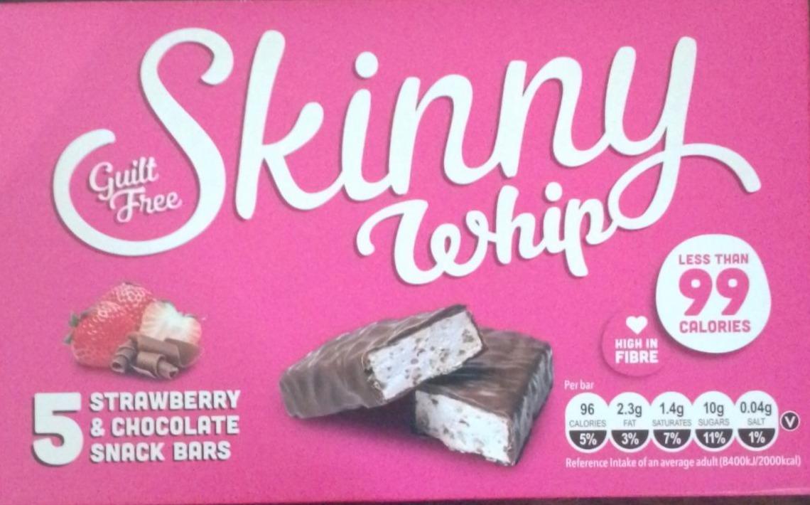 Zdjęcia - Strawberry & Chocolate Snack Bars Skinny Whip