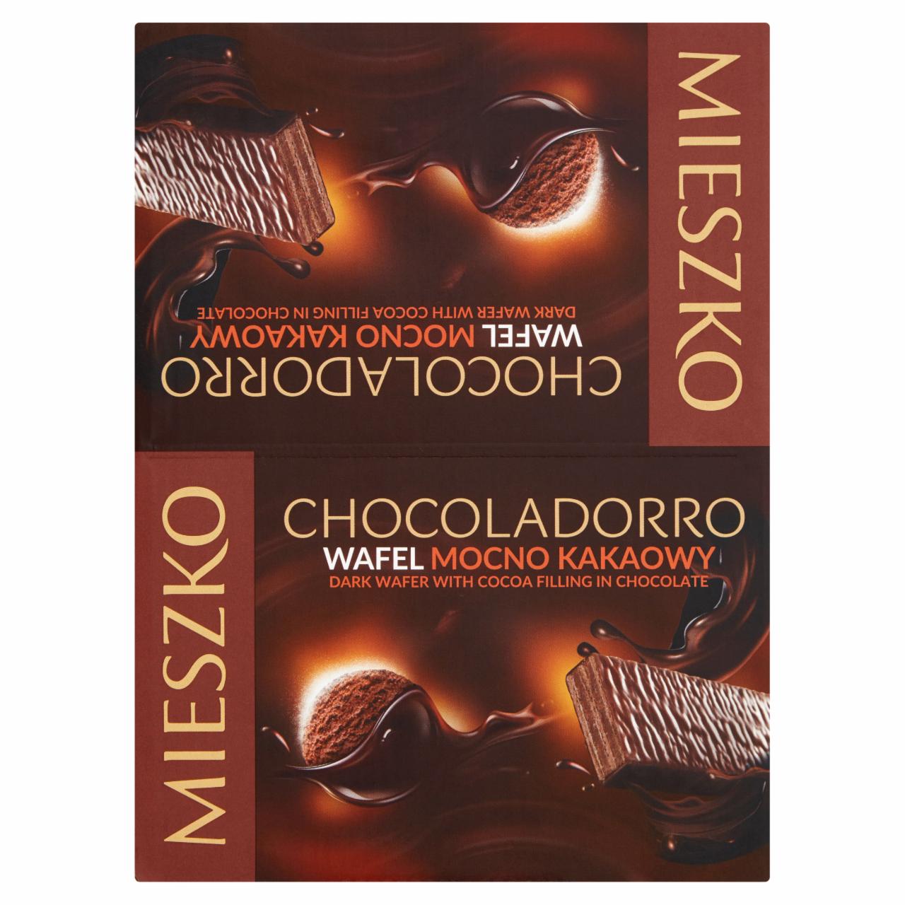 Zdjęcia - Mieszko Chocoladorro Wafel mocno kakaowy 35 x 34 g
