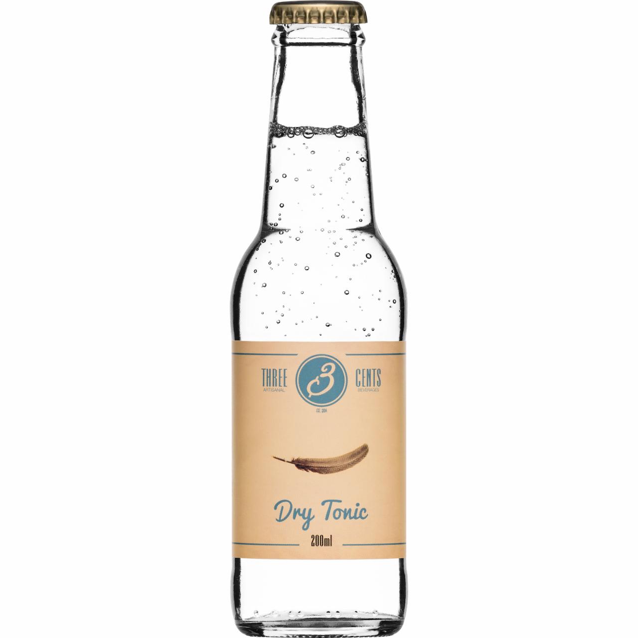 Zdjęcia - Three Cents Tonik o niskiej zawartości cukru z dodatkiem chininy 200 ml