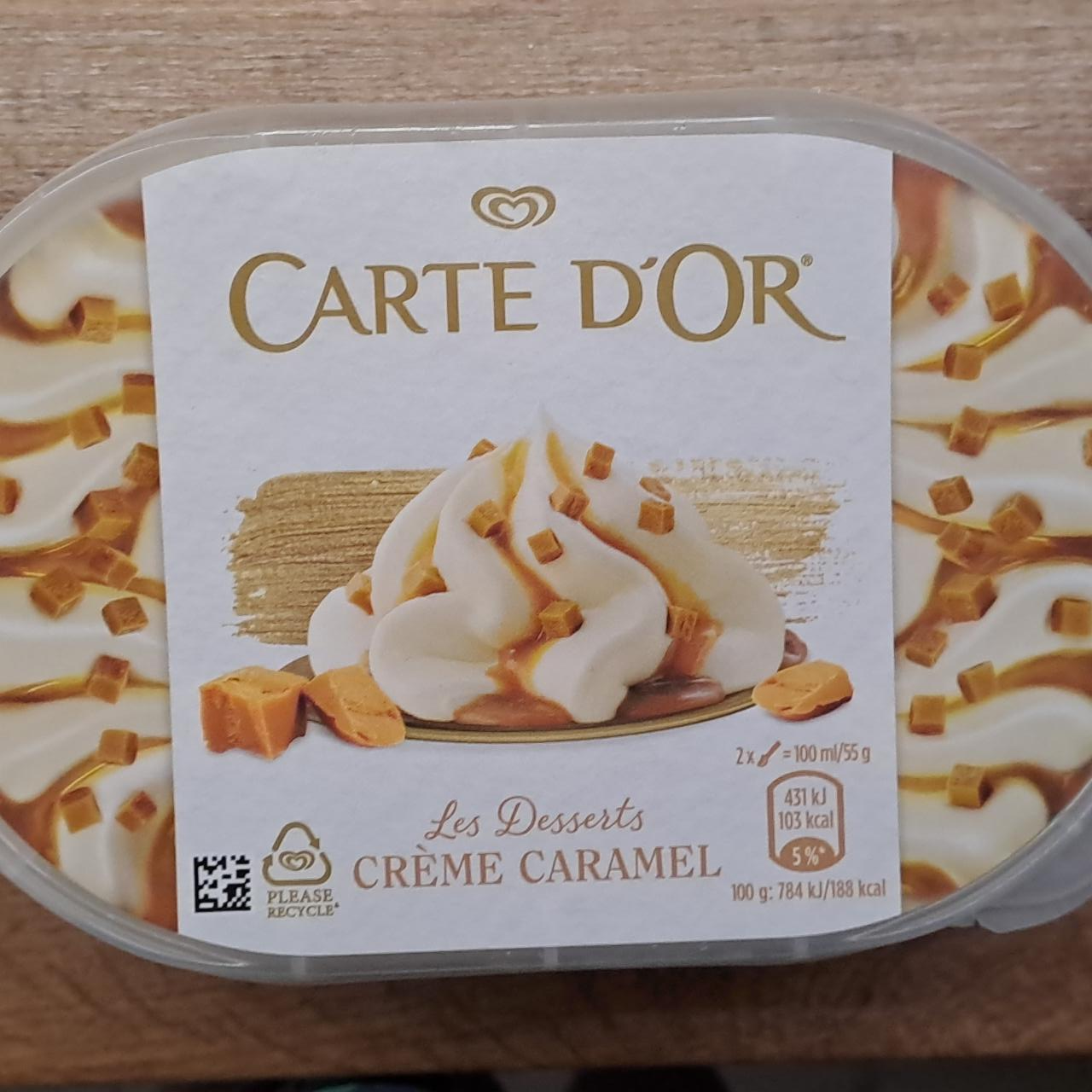 Zdjęcia - Les Desserts Lody z sosem karmelowym i kawałkami karmelu Carte D'Or